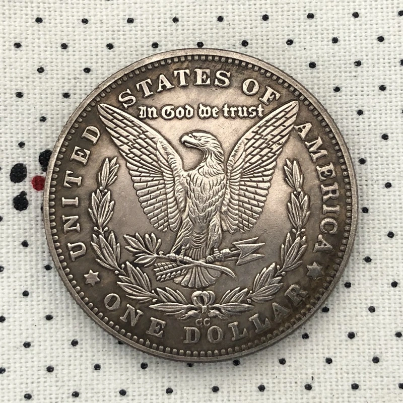 Antique Silver Coin American Morgan Hobo Coin Artifact