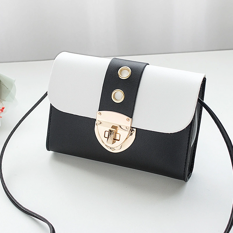 Ladies' Lock Bag One Shoulder And A Mobile Phone