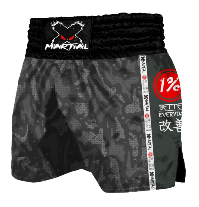 XM Dark Camo Muay Thai Shorts