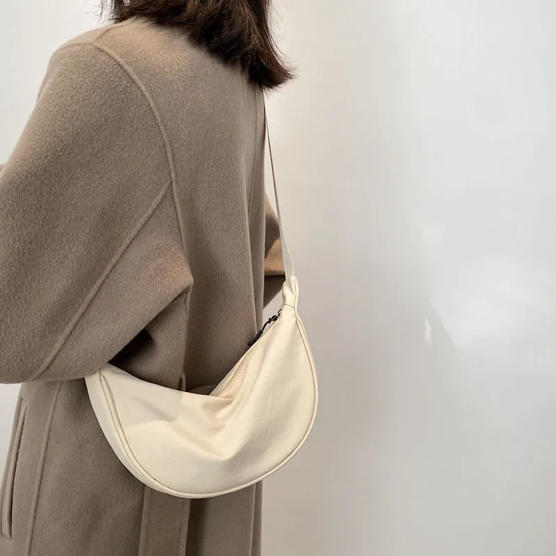 Women's Fashion Simple Nylon Shoulder Crossbody Bag