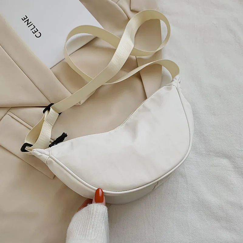 Women's Fashion Simple Nylon Shoulder Crossbody Bag