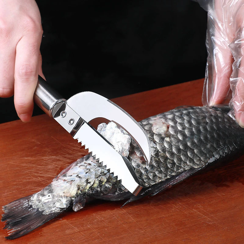 Multi Purpose Stainless Steel Fish Scale Plane