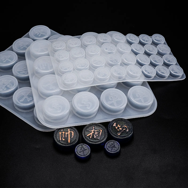 Crystal Drip Rubber Chinese Chess Mould