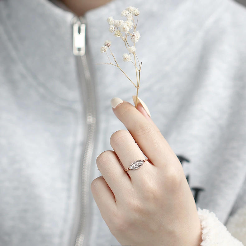 Natural Cordierite Reversed Vintage Style Ring