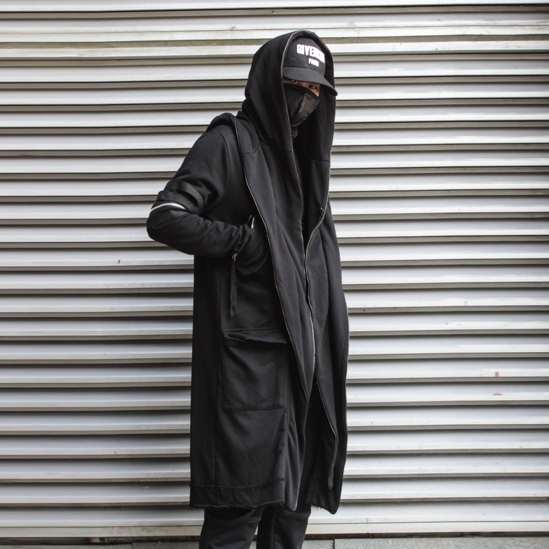 Men's Wizard Cloak Cape Double Hooded Coat