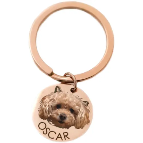 Custom pet keychain