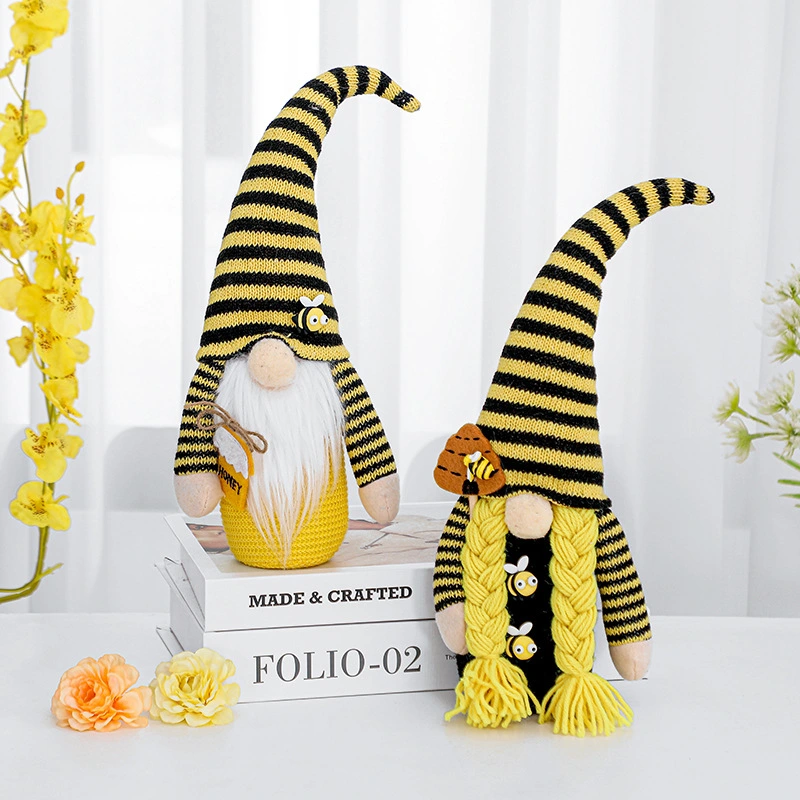 Creative Bee Shaped Festival Doll Decorations