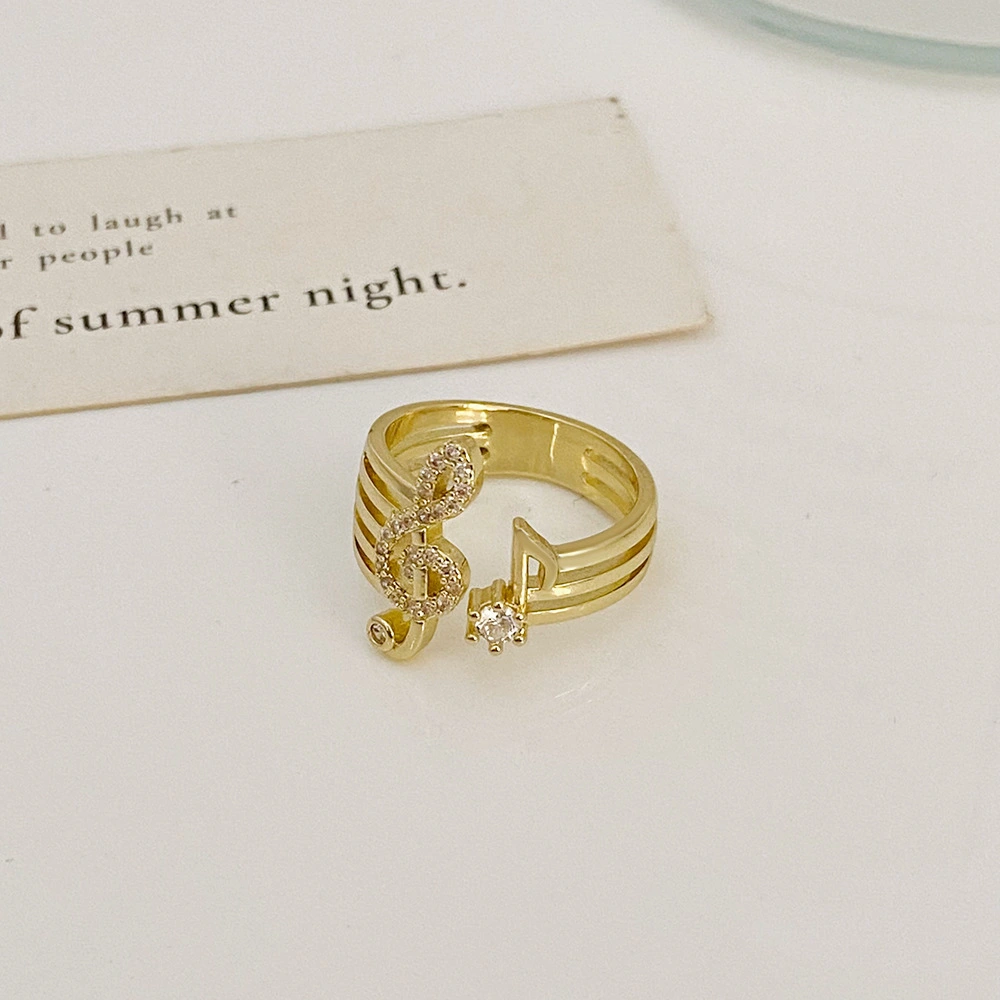 Women's Personalized Fashion Note Ring