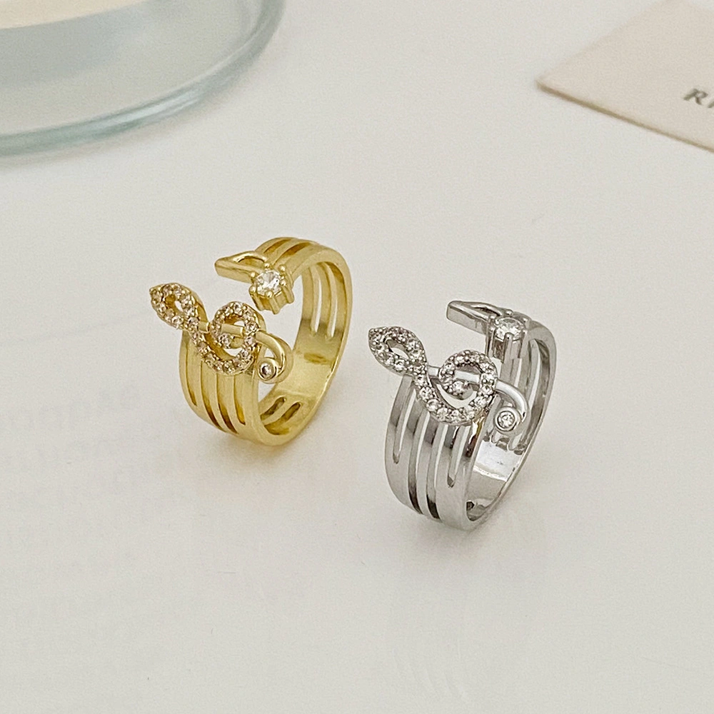 Women's Personalized Fashion Note Ring