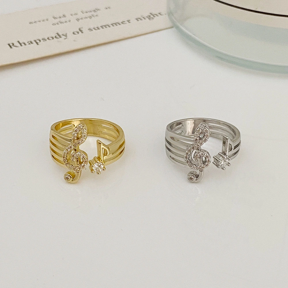 Women's Personalized Fashion Note Ring