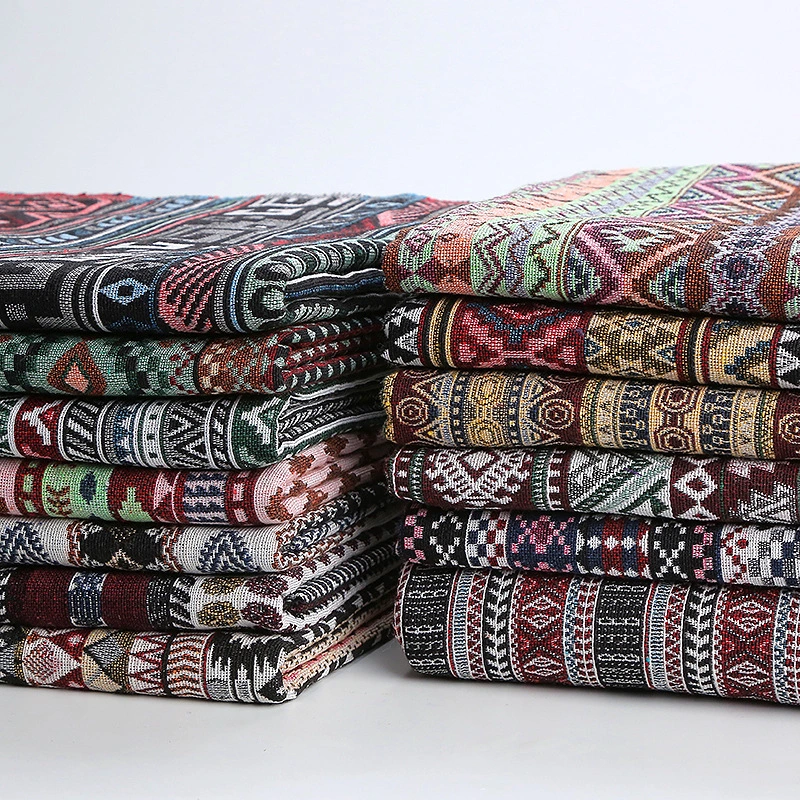 Yunnan Ethnic Style Jacquard Decorative Fabric