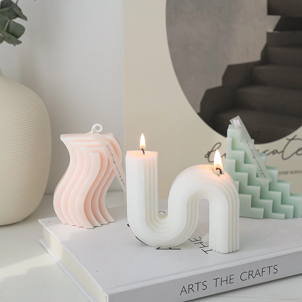 Small Families Use Soy Geometric Shape Candles