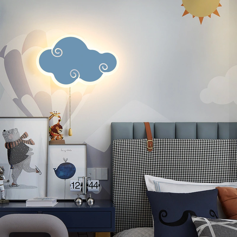 Cloud Children's Wall Creative Modern Simple Bedroom Bedside Lamp