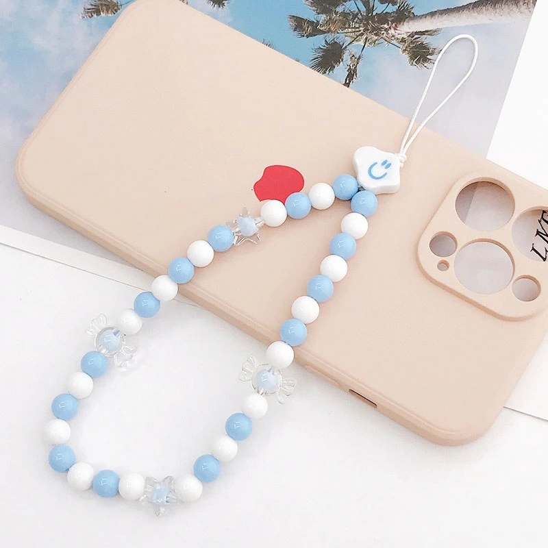 Acrylic Beaded Mobile Phone Chain