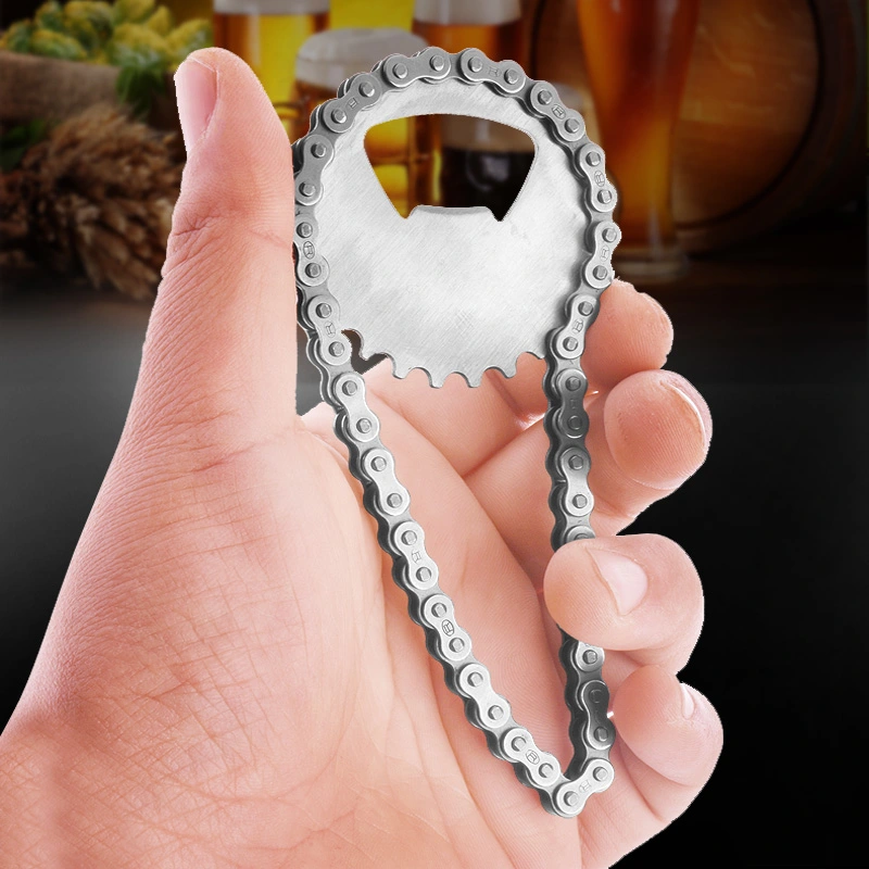 Stainless Steel Car Chain Shape Bottle Opener