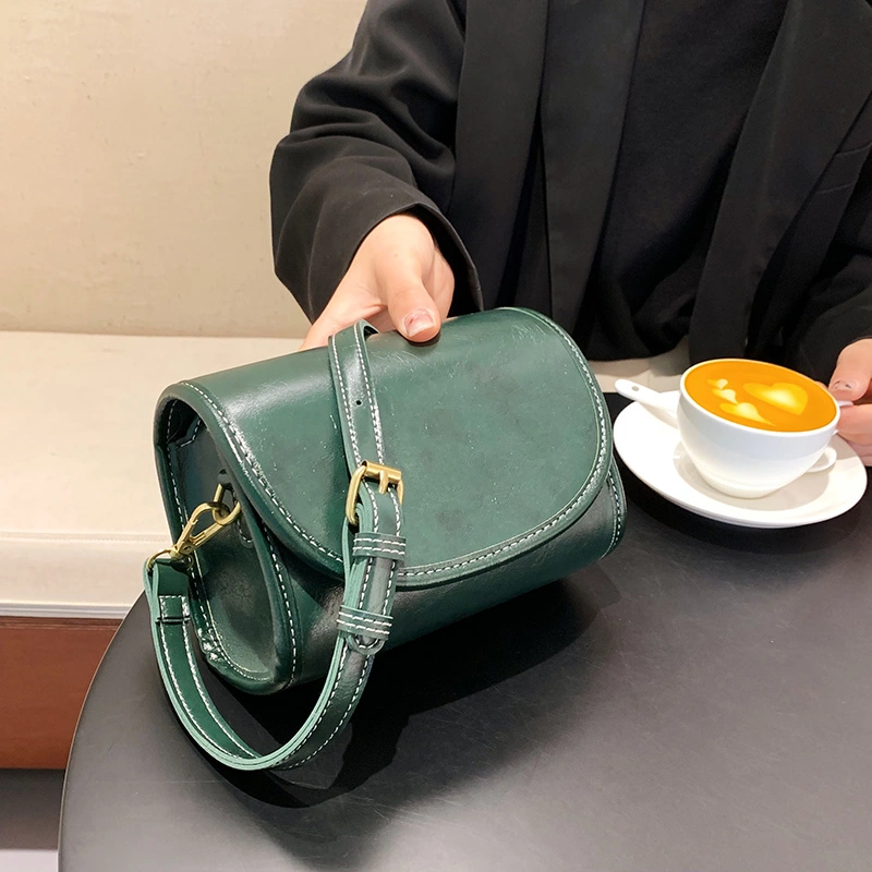 Small Texture Portable Small Square Single Shoulder Crossbody Bag Female