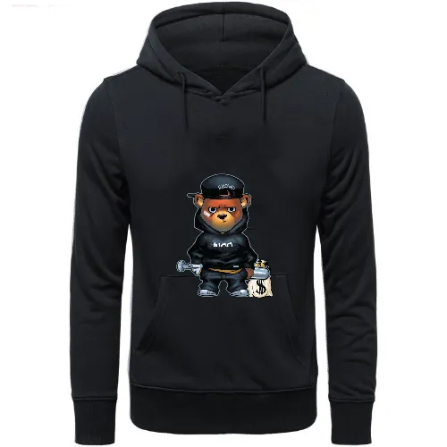 Gangster teddy hoodie