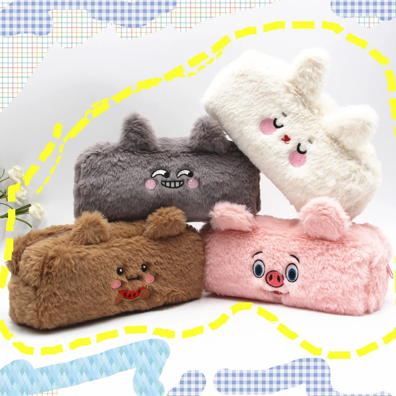 Rabbit Large Capacity Pencil Bag Cute Bear