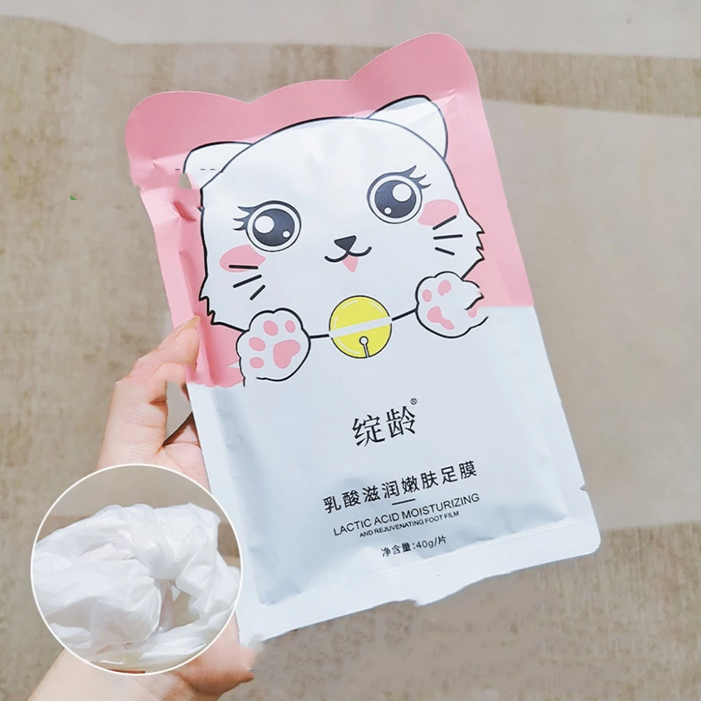 Lactic Acid Foot Mask Nourishes And Rejuvenates Skin And Moisturizes