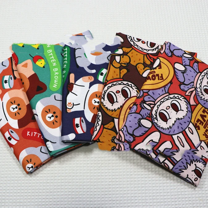 Fashion Twill Cartoon Cotton Printing Fabric