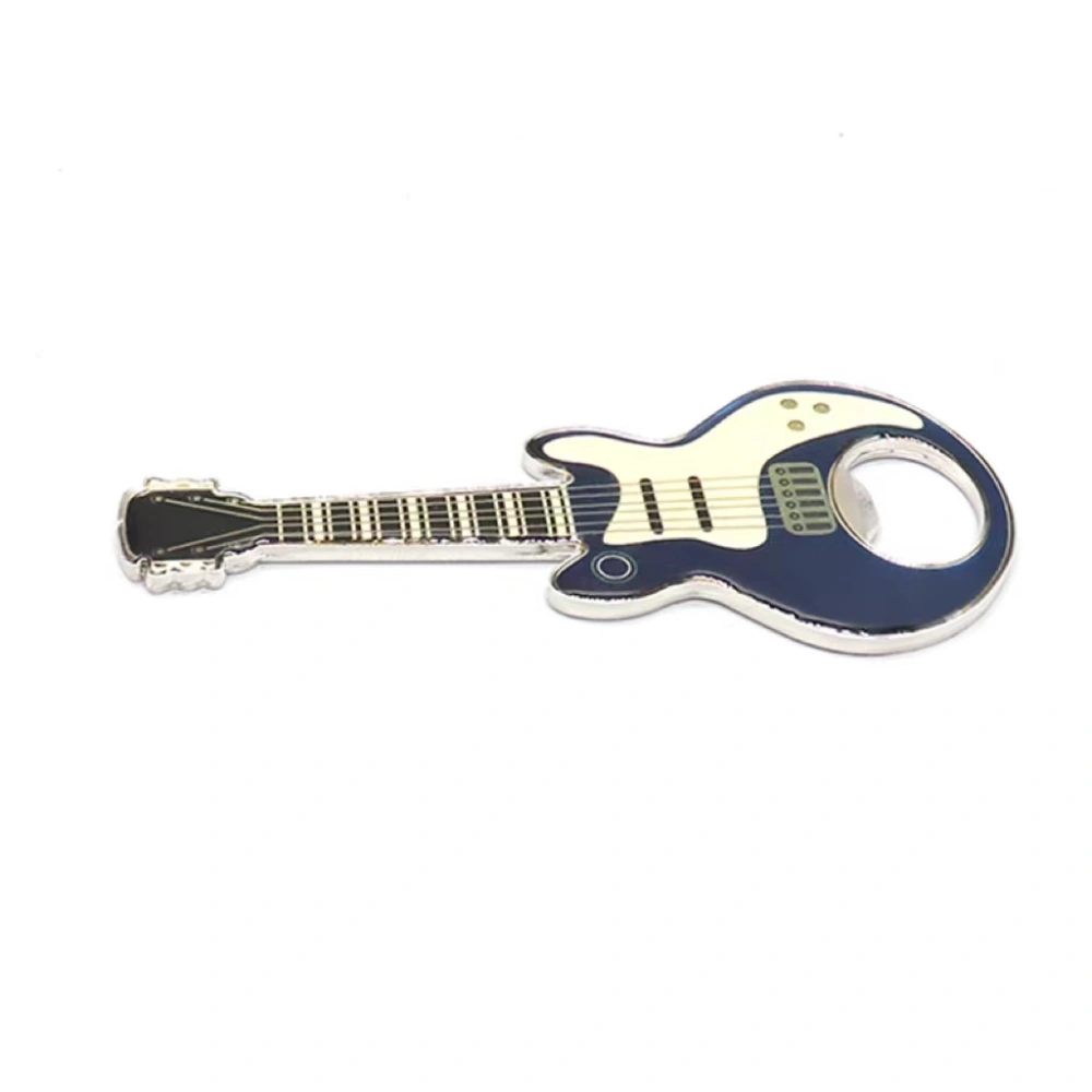 Metal Magnetic Suction Beer Guitar Bottle Opener Refrigerator Sticker