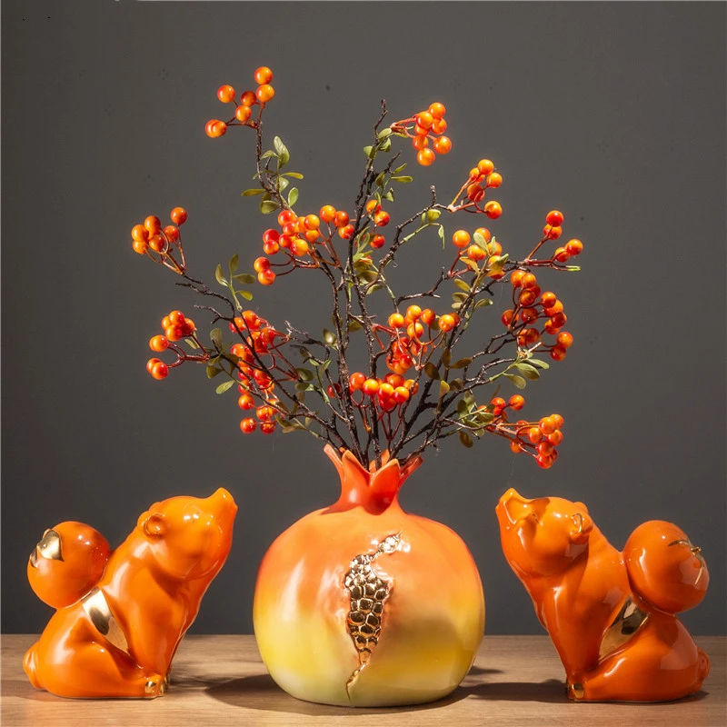 New Creative Ceramic Fruit Ornaments