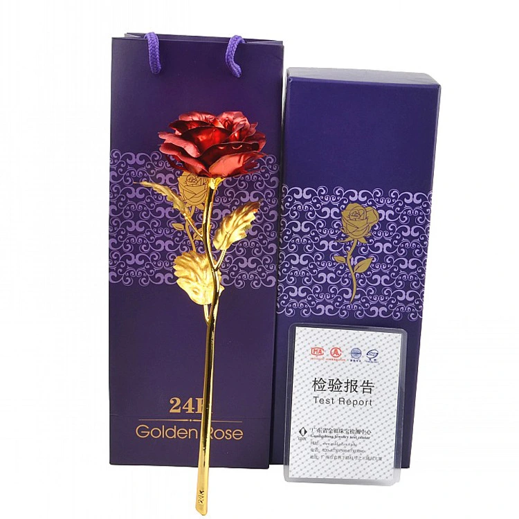 Fashion And Personalized Gold Foil Rose