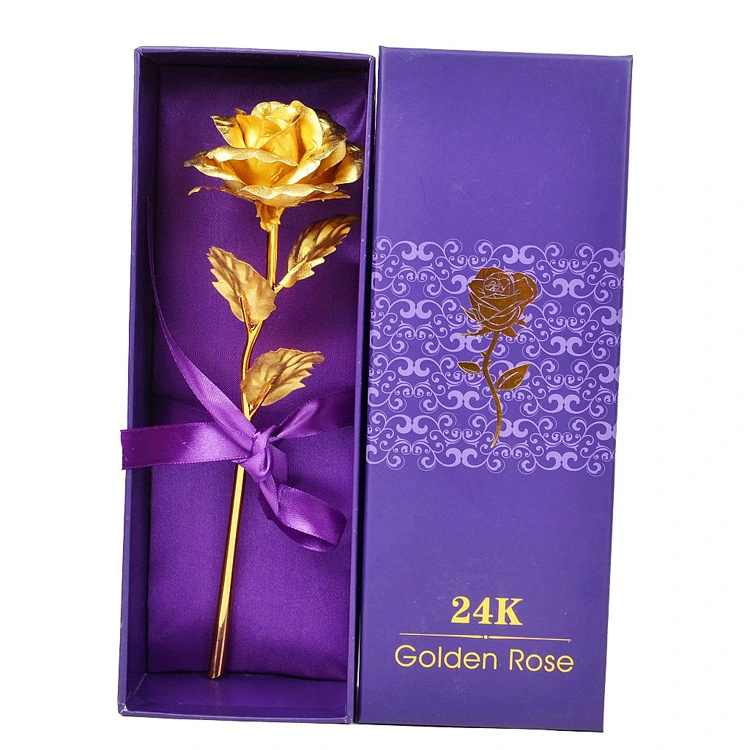 Fashion And Personalized Gold Foil Rose