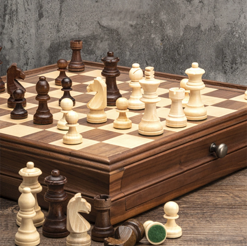 Fashion Walnut Chess And Checkers Suit