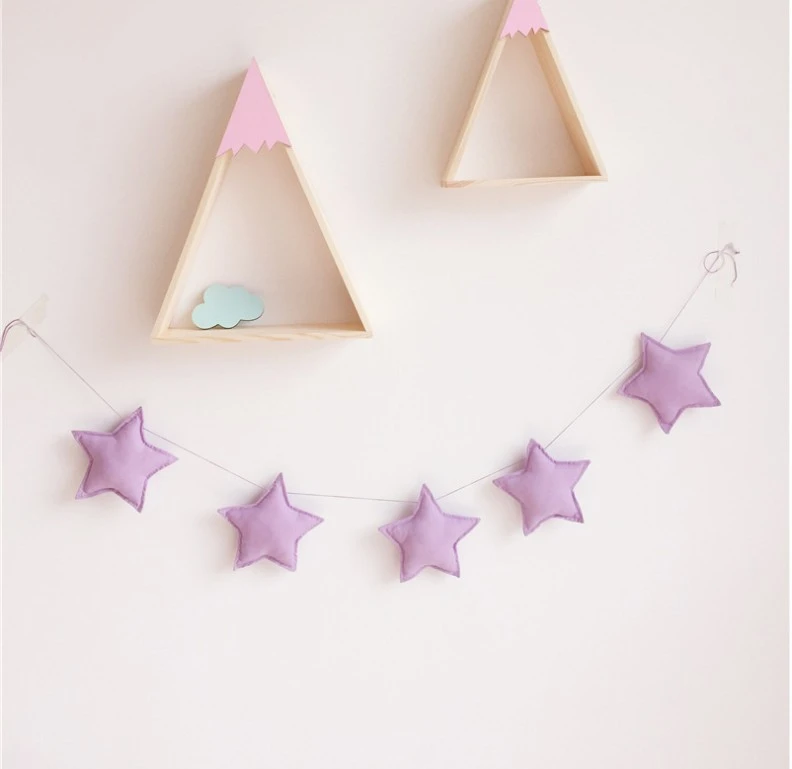 Star and moon string ornaments