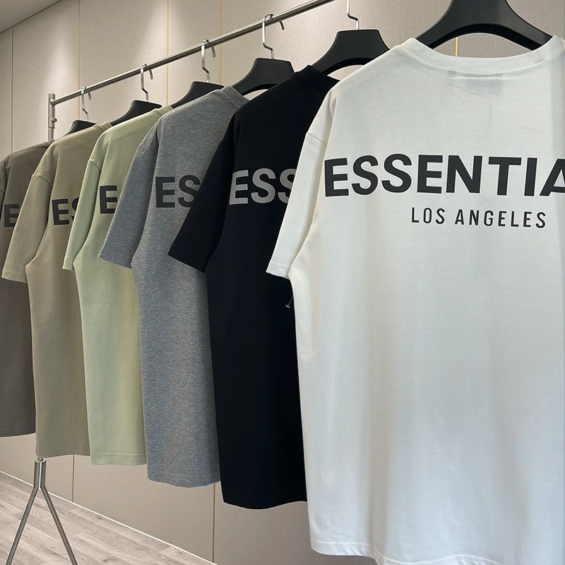 Los Angeles Limited 3M Reflective Couple T-shirt High Street Loose Short Sleeve