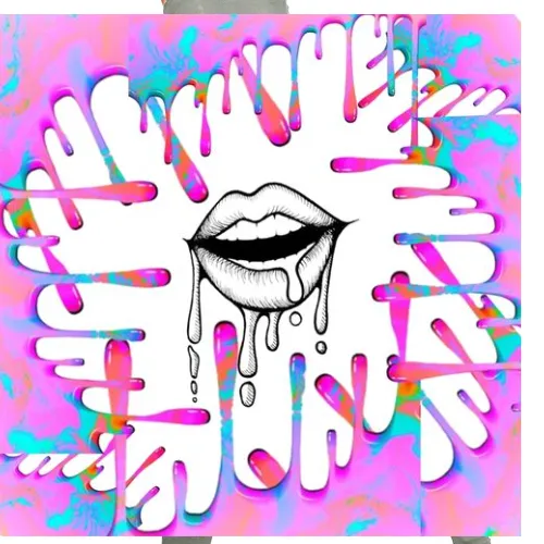 Kiss Drip lips