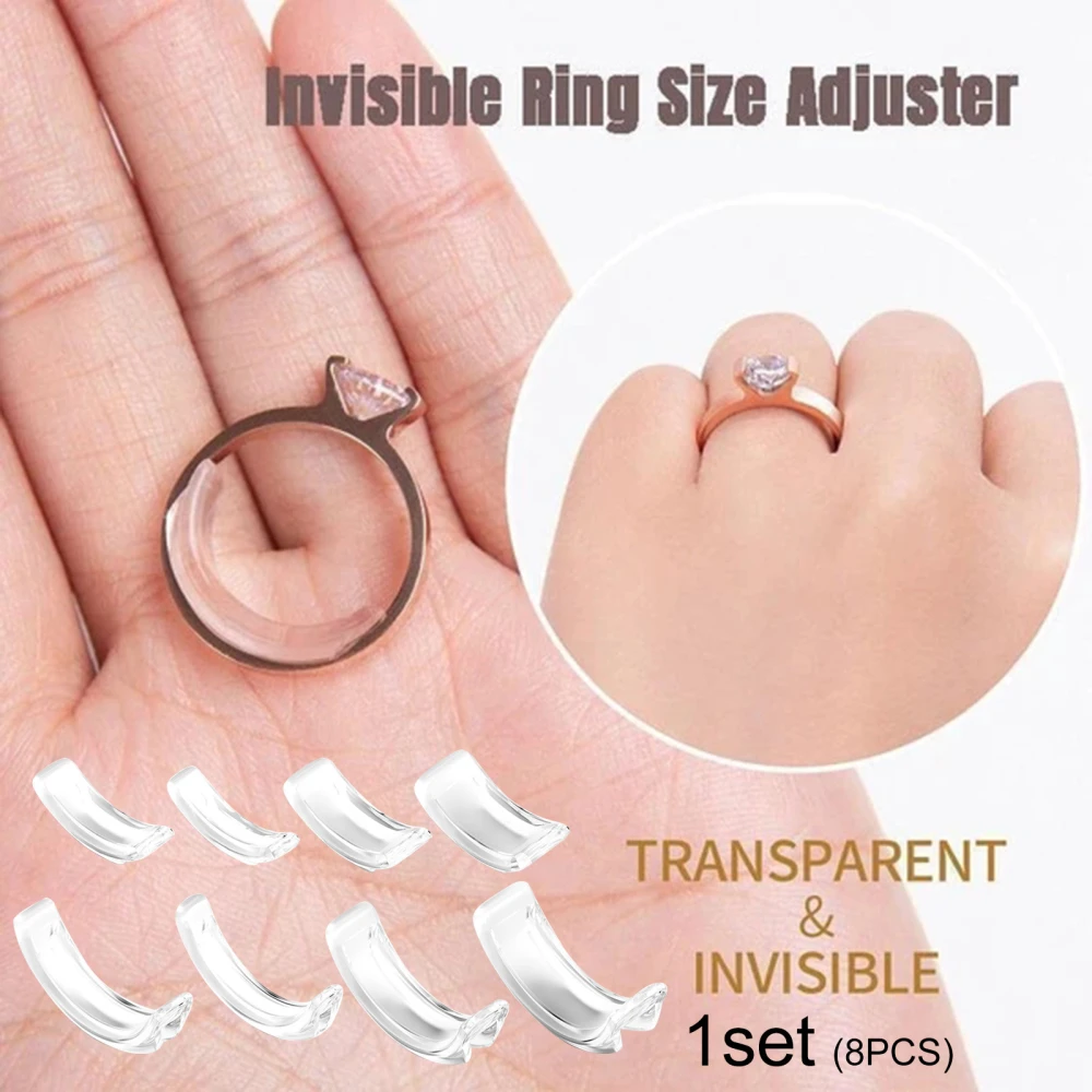 Pad Insert Type Inner Stick Ring Adjuster Transparent Adjustment Small Rubber Pad