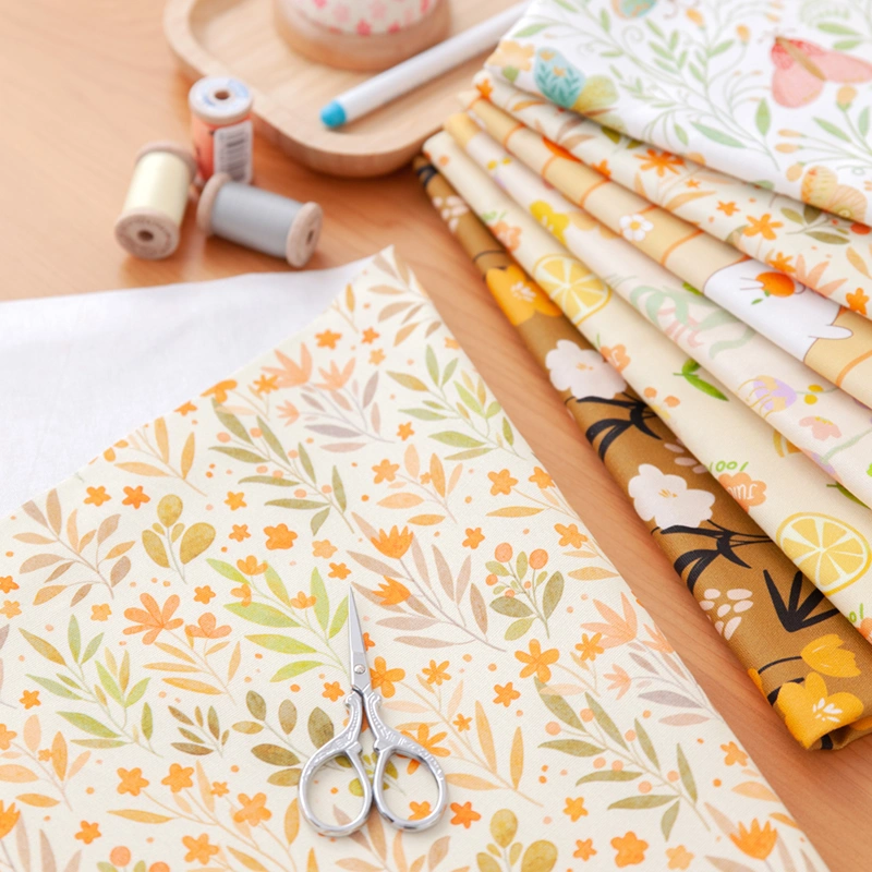 Cotton Printed Fine Canvas Handmade Diy Fabric