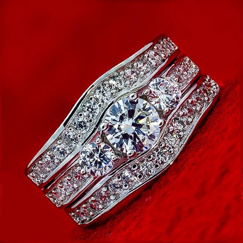 Alloy Female Ring Couples Gift Set Ring Ornaments Female