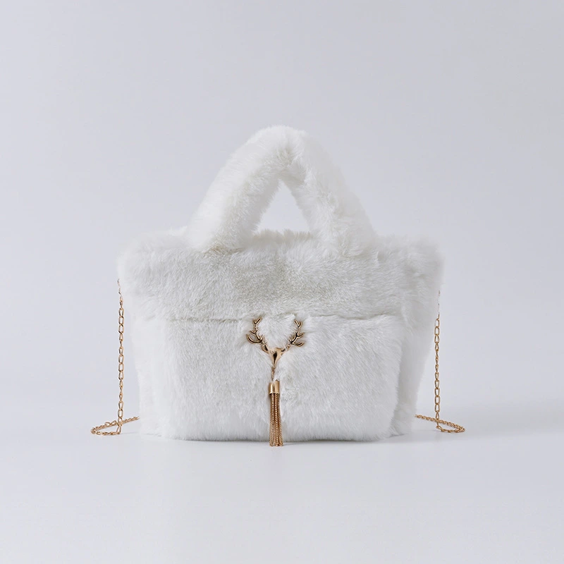 Women's Handbag Plush One Shoulder Bag Crossbody
