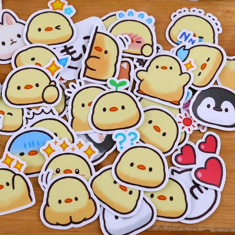 Fashionable And Lovely Chicken Account Stickers