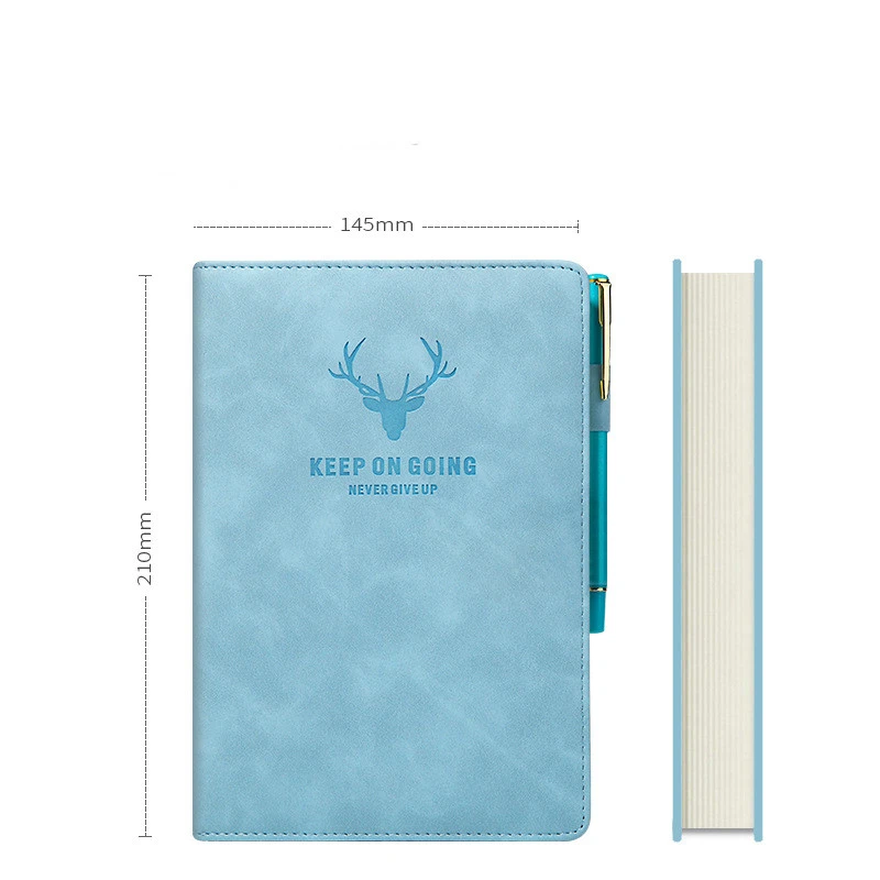 Deer Head Pattern Business Office Notebook