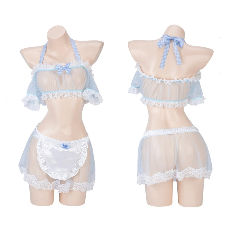 Fashion Personality Split Maid Uniform Suit