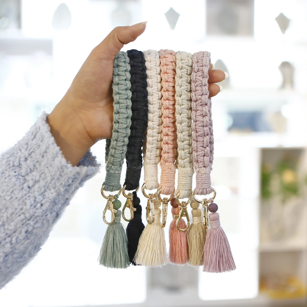 Artisanal Style Hand-woven Key Accessories