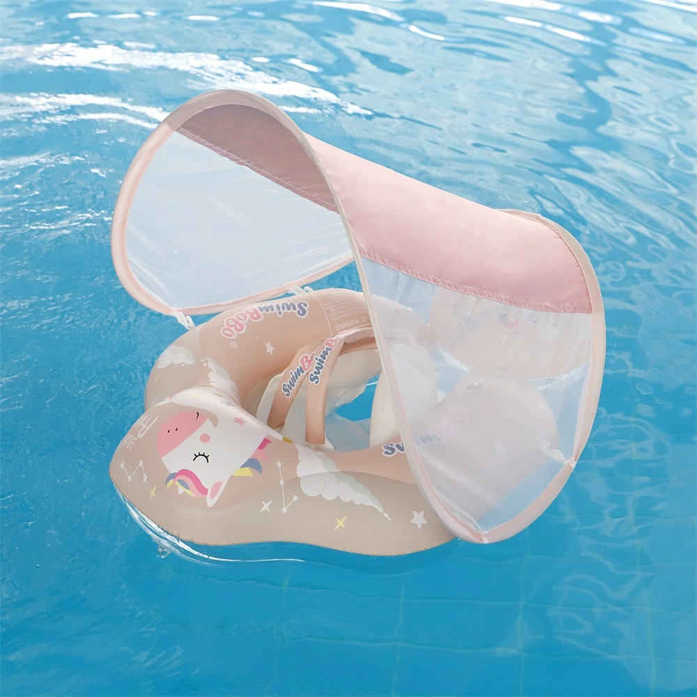 Infant Baby Children's Swimming Ring Underarm Sunscreen  Shade New Style