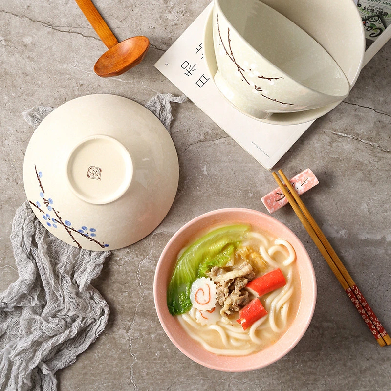 Japanese Hand-painted Underglaze Ceramic Tableware