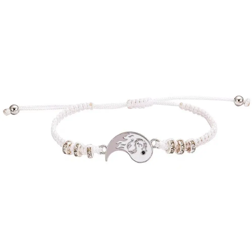 Alloy Woven Bracelet Handmade Dragon Totem Tai Chi Necklace