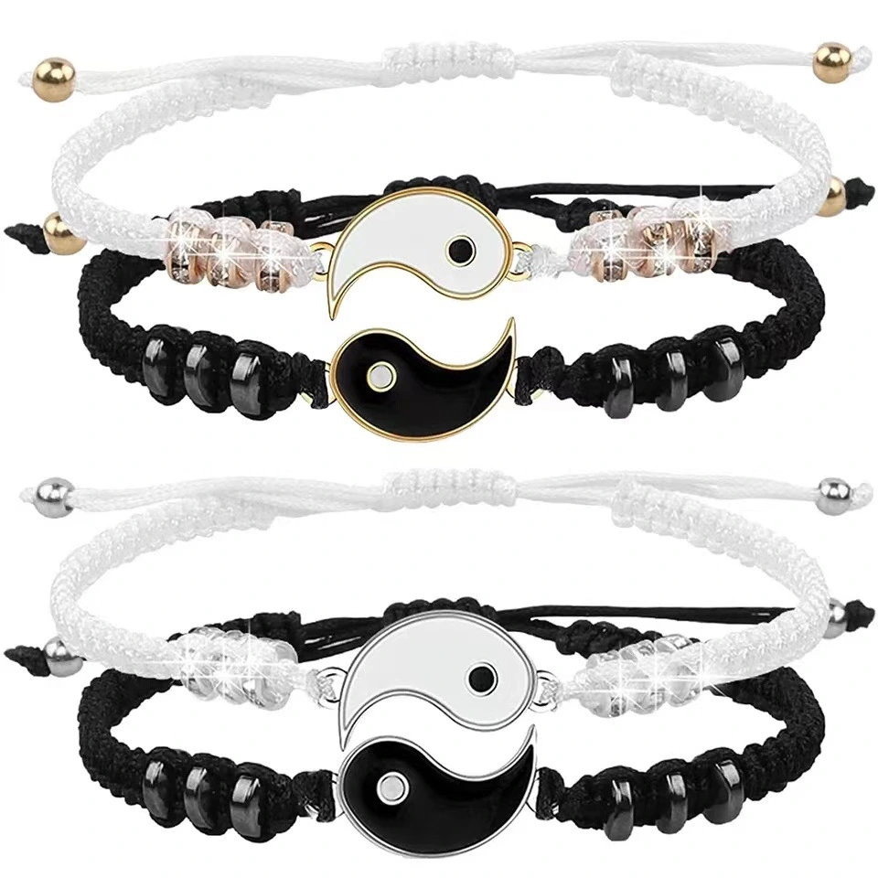 Alloy Woven Bracelet Handmade Dragon Totem Tai Chi Necklace