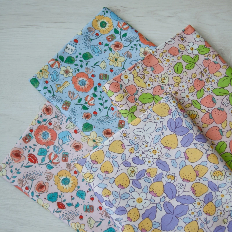 Twill Cotton Baby Clothing Fabric