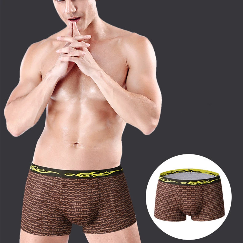 Men's Underwear Pure Cotton Flat Corner Waist