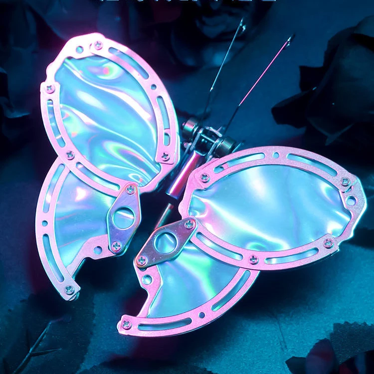 Chaos Butterfly Series Blind Box Handmade Metal Tide Player Hand Held Cyberpunk Holiday Gifts