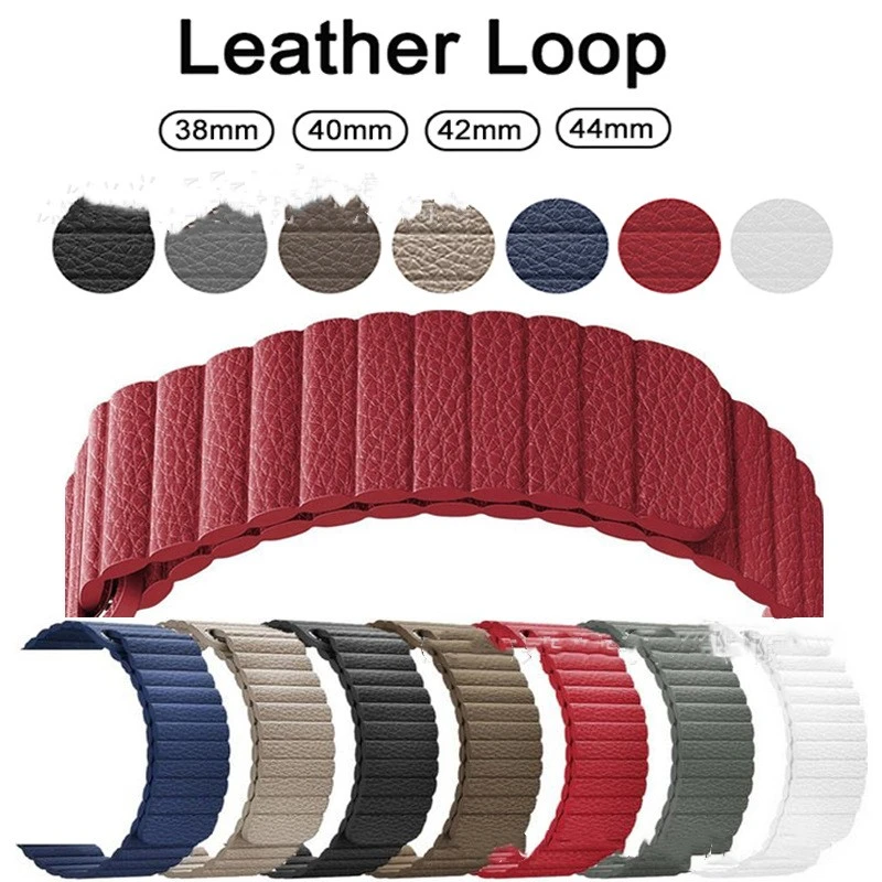 Leather Magnetic Absorption Leather Strap