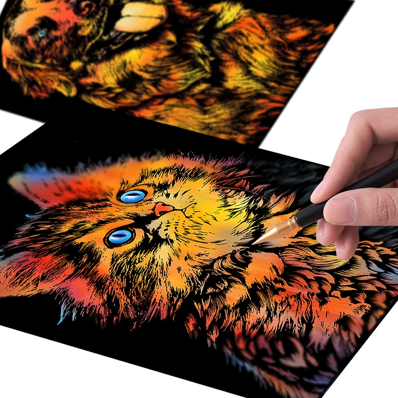 Creative Simplicity Of Animal Hand-scraped Paper Toys