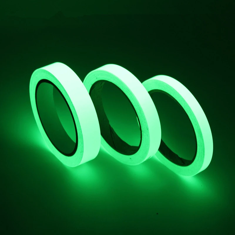 Super Bright Luminous Tape Sticker Self-luminous Fluorescent Strip Green Light